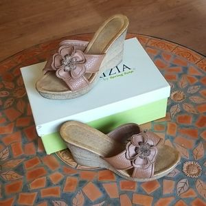 Patrizia Fresia Tan Wedge - 8.5